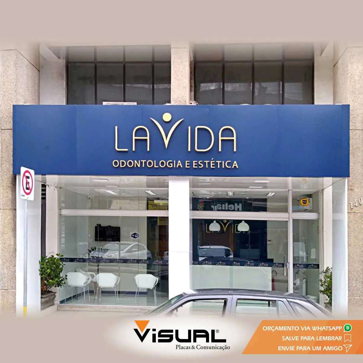 Fachada em ACM – Odontologia e Estética