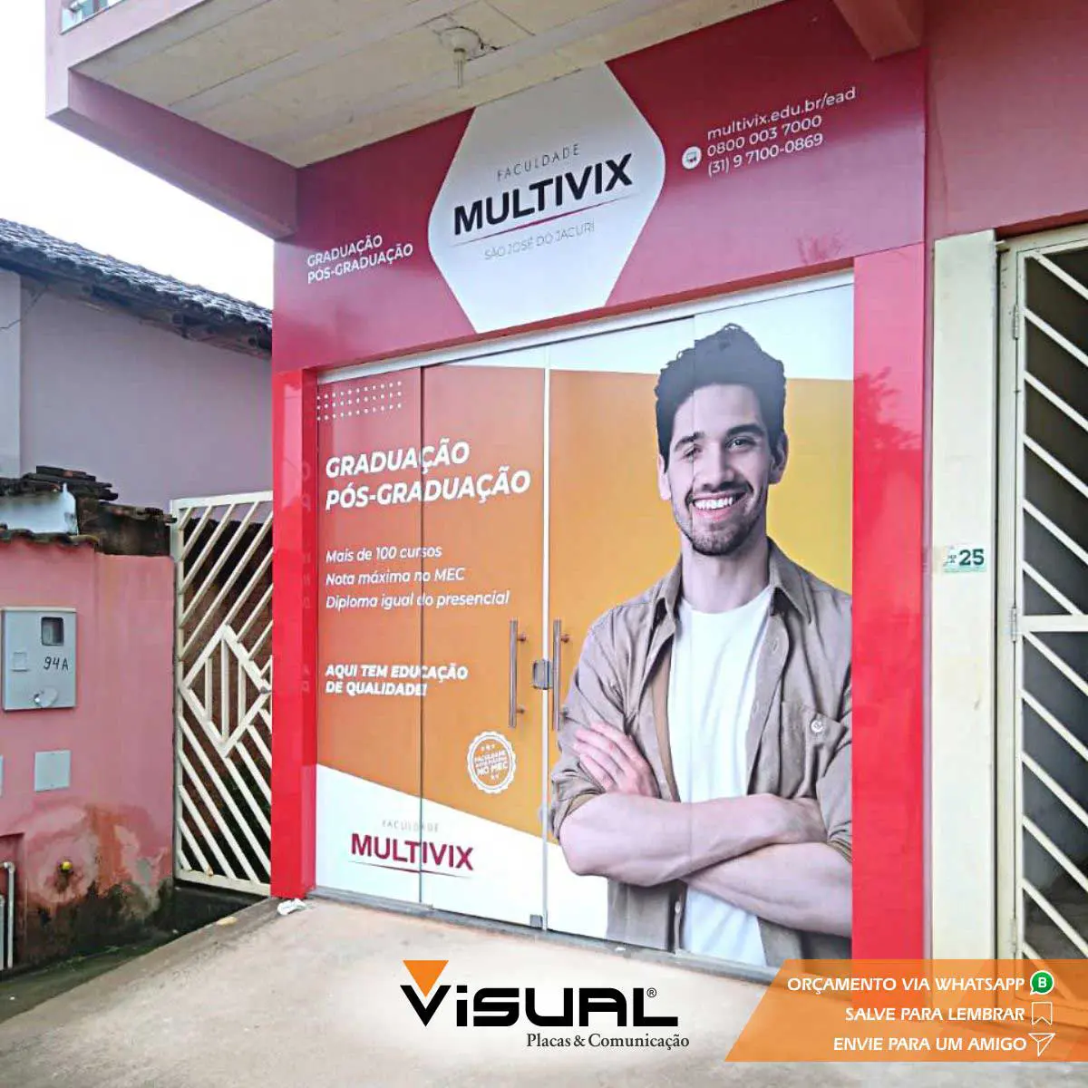Fachadas em ACM – Faculdade